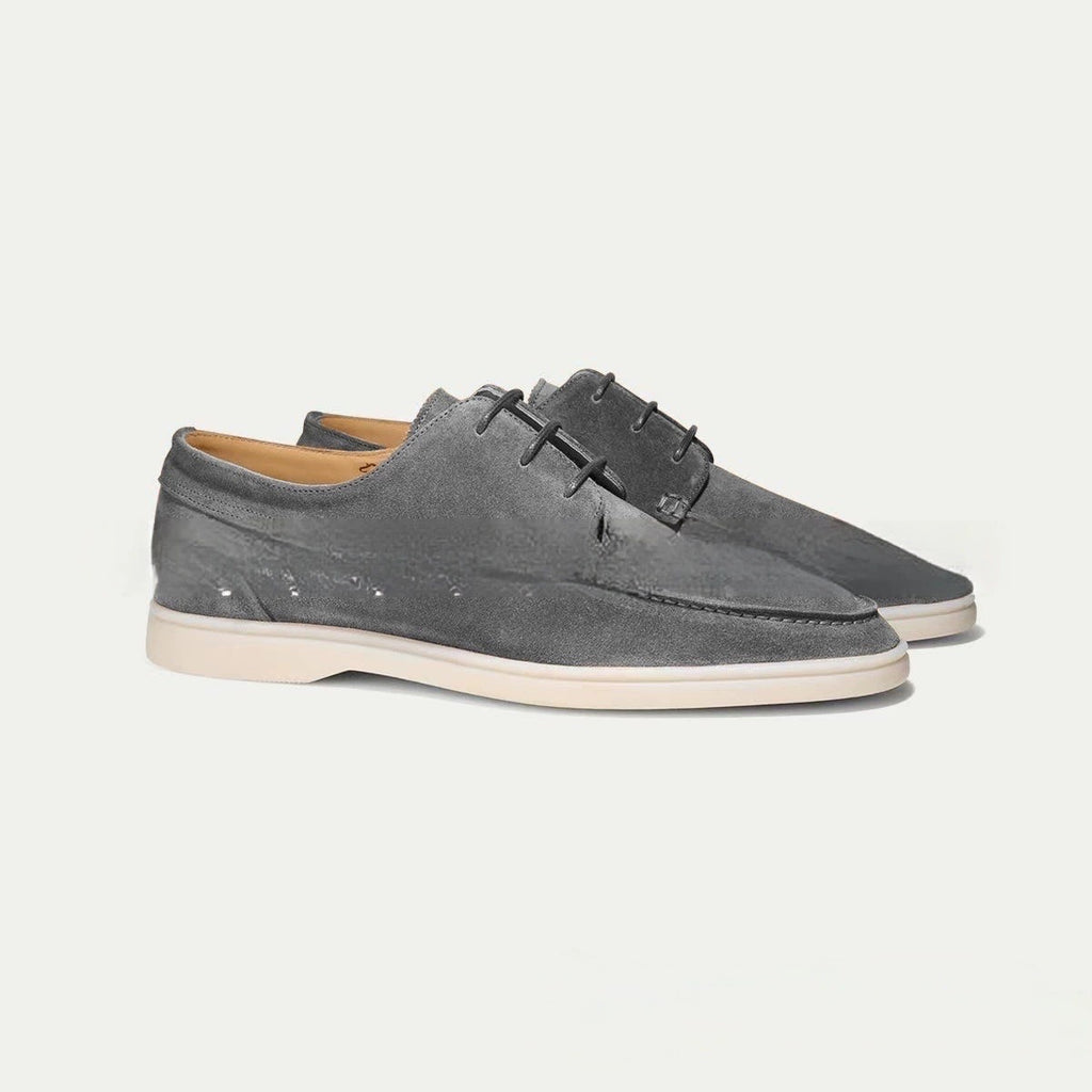 Mens Lace-Up Casual Loafers with Tassel