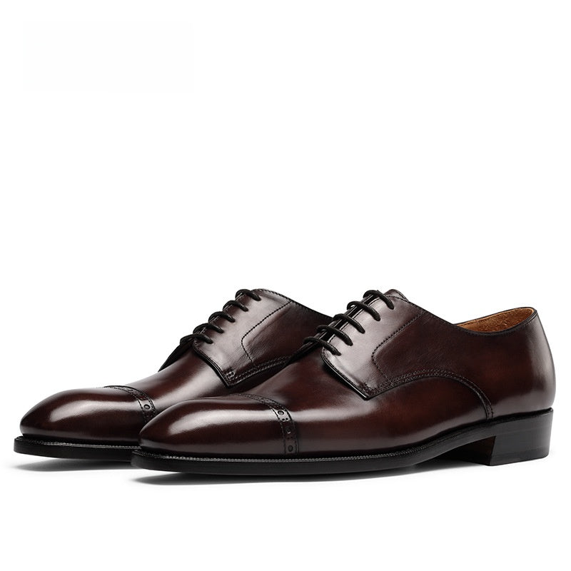 Men's Formal Derby Leather Shoes