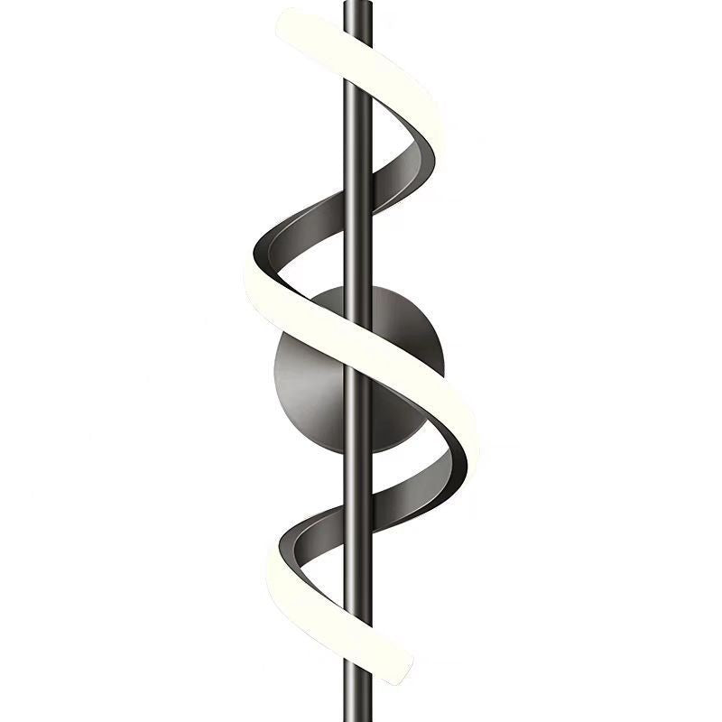Modern Simple Spiral Led Lamp Indoor Wall Lamp