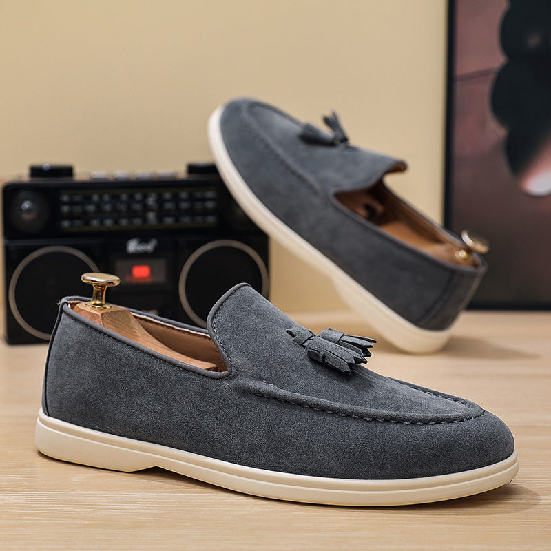 Men Slip-On Loafers Casual Flat Shoes
