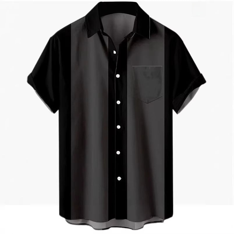 2026 Ice Silk Breathable Men's Short-Sleeved Shirt, Light Business Casual, Versatile, Loose Fit, Slimming Shirt, Available in Multiple Colors