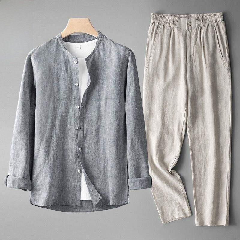 Summer men's top and long pants
