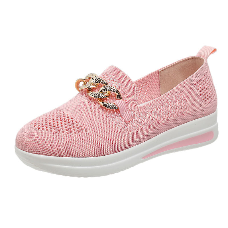 Women Mesh Slip On Casual Shoes