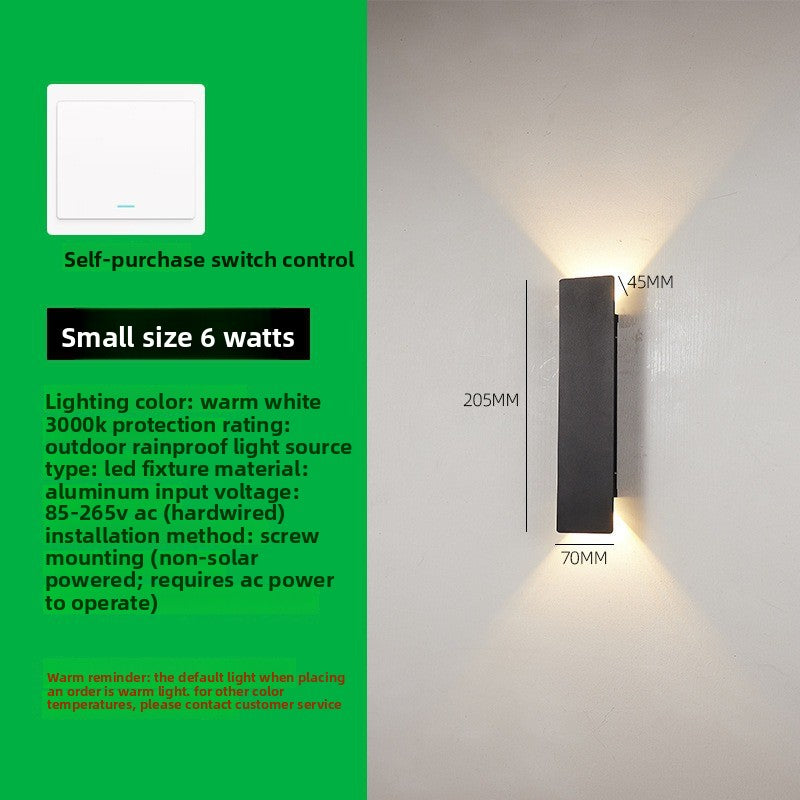 Outdoor Dual Head Wall Light