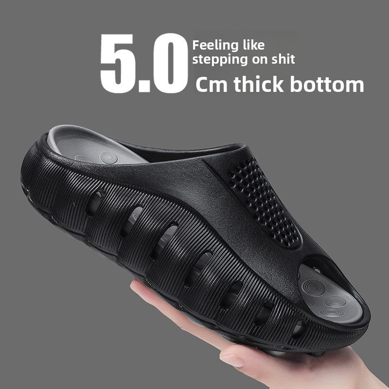 Mens Summer Outdoor Clogs with Closed-Toe Design