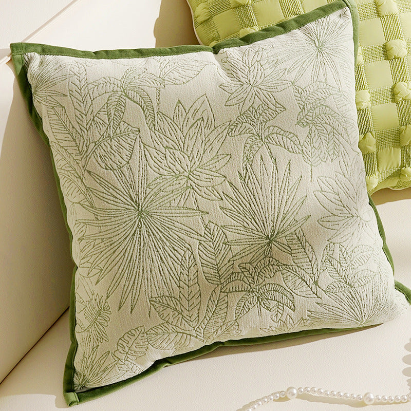 Jacquard Decorative Pillow Cover French Retro Style