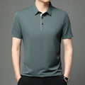 Seamless Ice Silk Polo Shirt