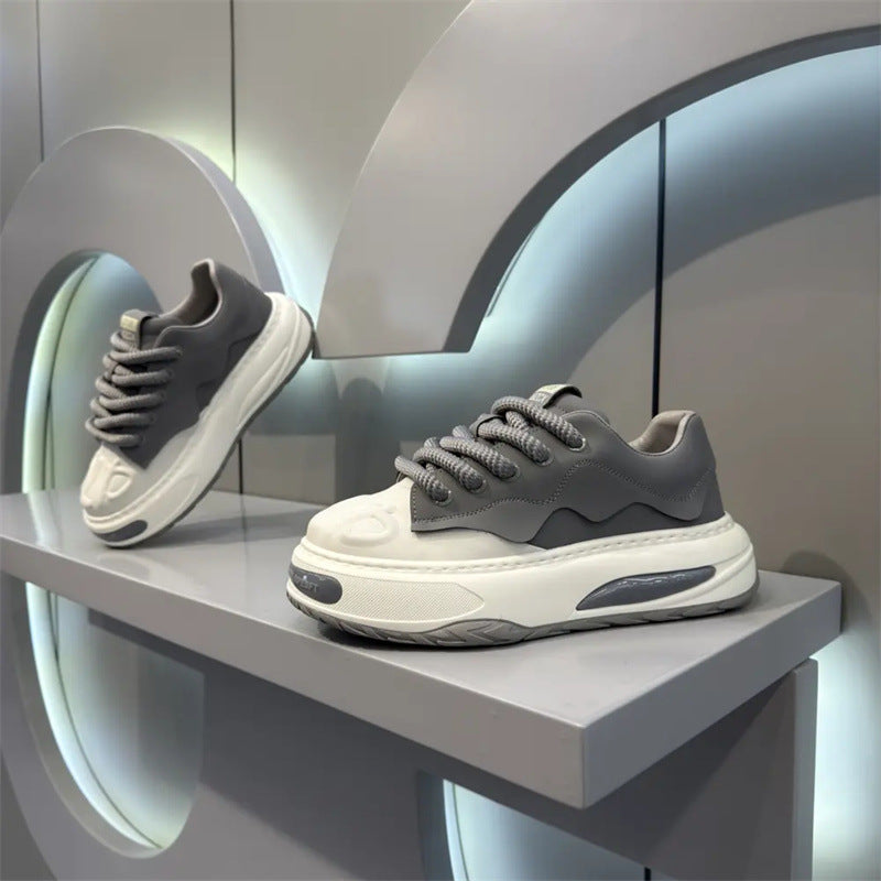 Classic Lace-Up Casual Shoes