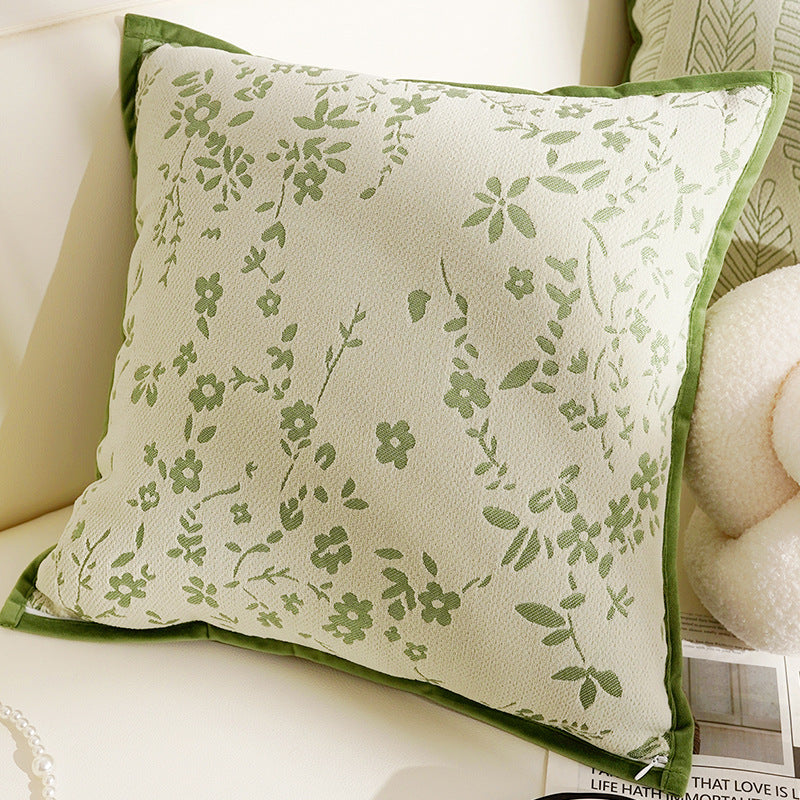 Jacquard Decorative Pillow Cover French Retro Style