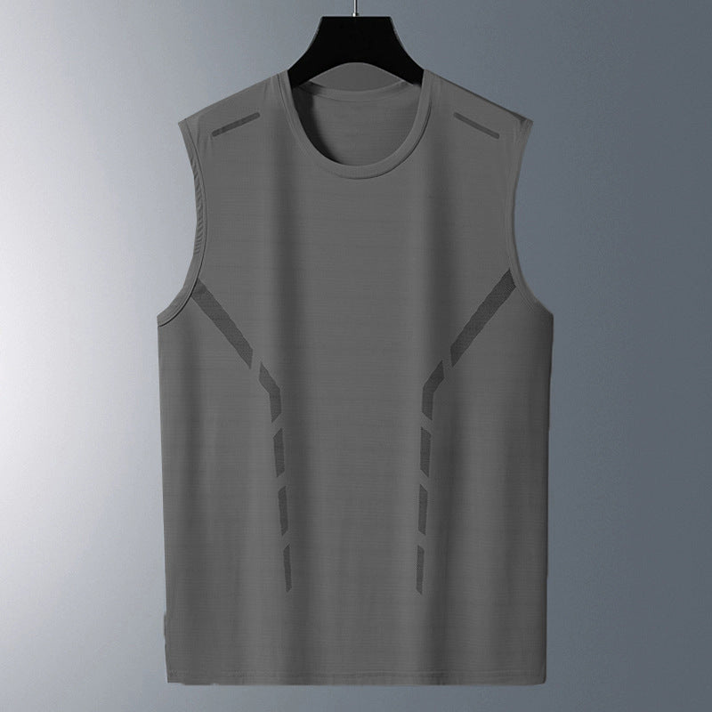 Men's Sleeveless Quick-Dry Sports Shirt