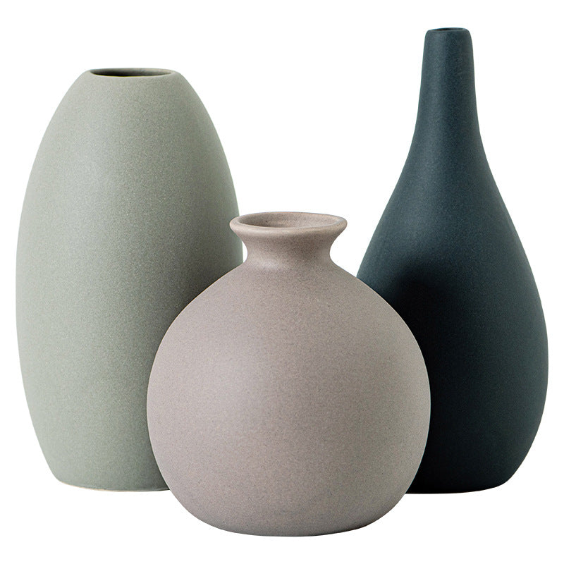 Nordic Morandi Ceramic Vase