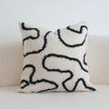 Embroidered Velvet Geometric Pillow Covers