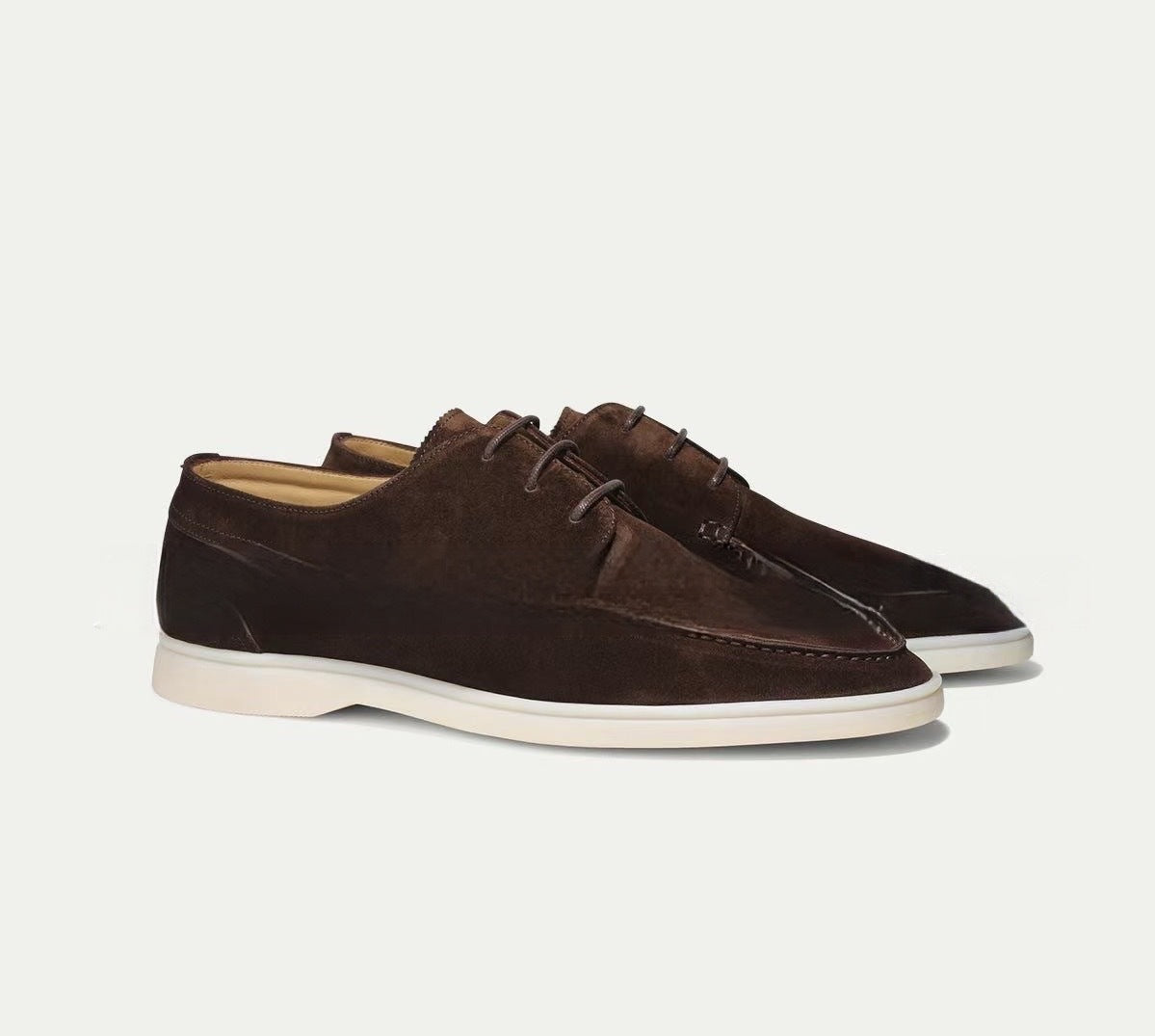 Mens Lace-Up Casual Loafers with Tassel