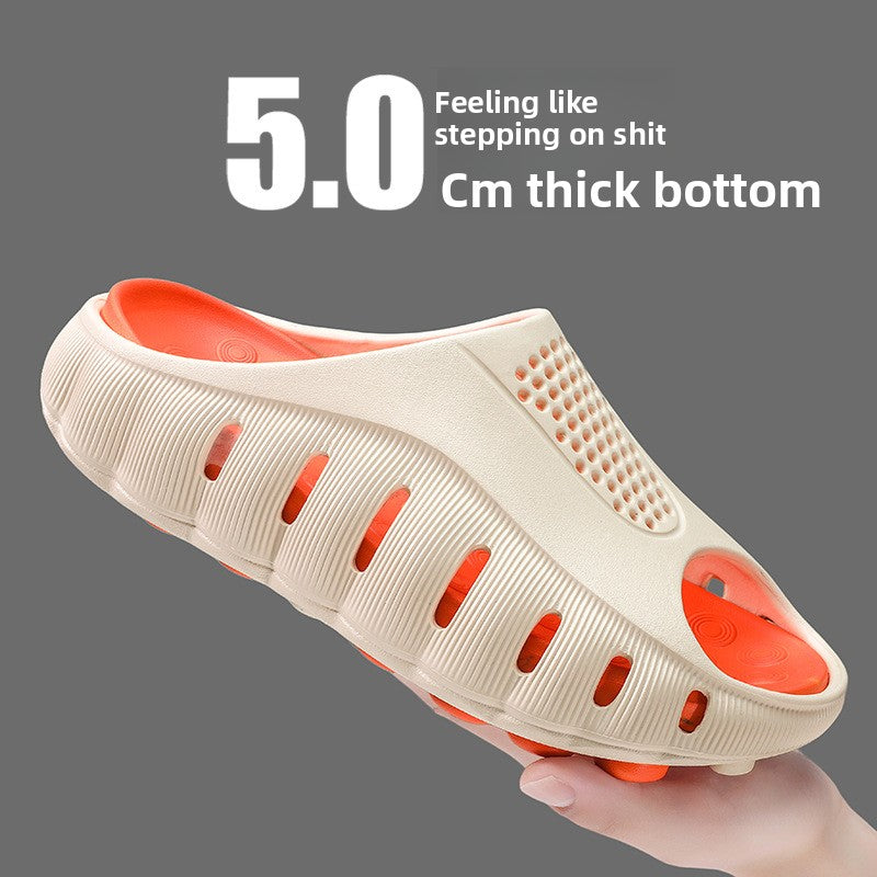 Mens Summer Outdoor Clogs with Closed-Toe Design
