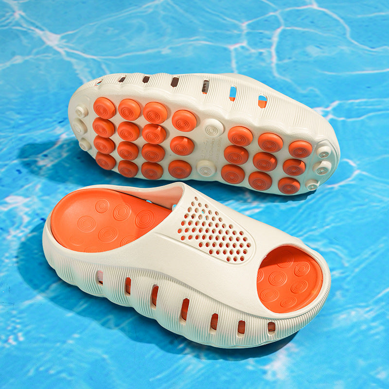 Mens Summer Outdoor Clogs with Closed-Toe Design