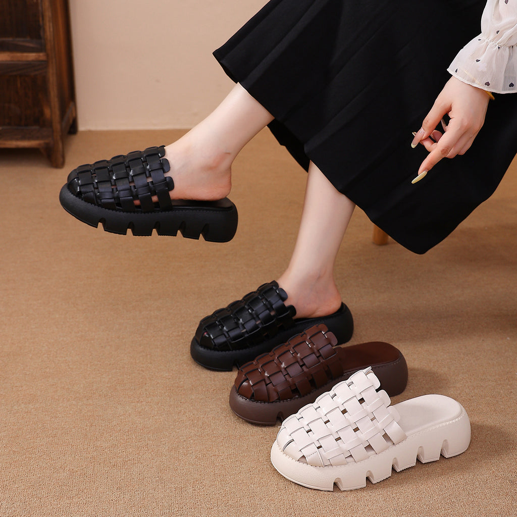 Woven Platform Sandals