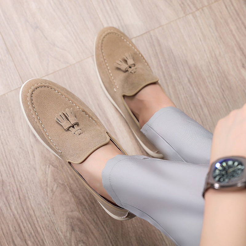 Men Slip-On Loafers Casual Flat Shoes