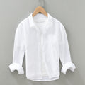 Men's Casual Cotton Long Sleeve Shirt