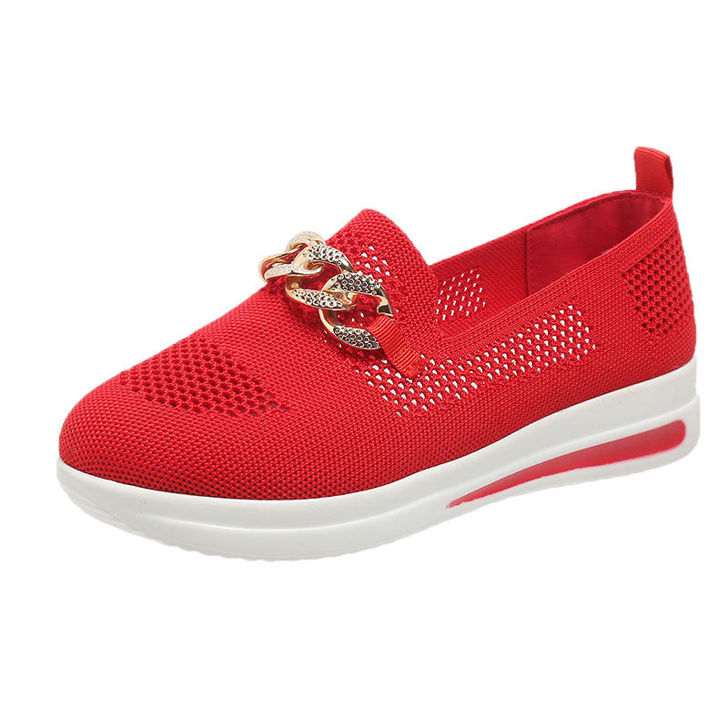 Women Mesh Slip On Casual Shoes