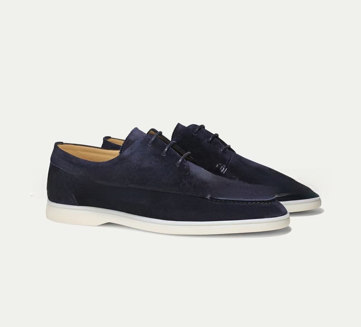 Mens Lace-Up Casual Loafers with Tassel