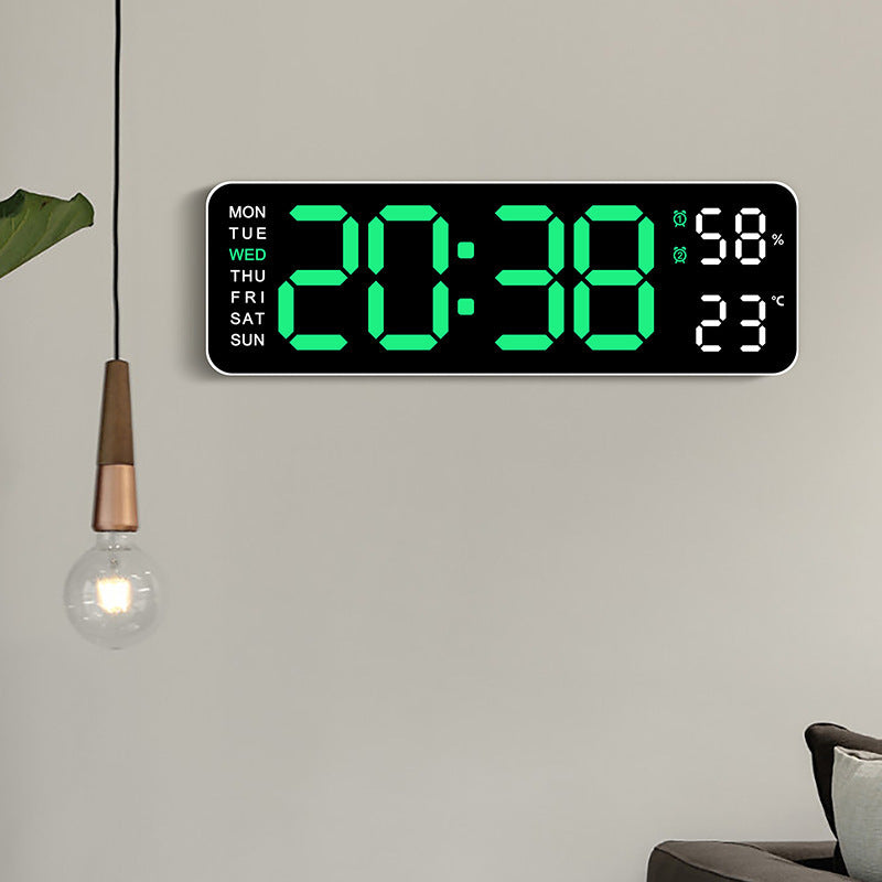 5503 Cross-Border Hot-Selling Electronic Clock, Simple Multi-Functional Clock, Rectangular Large Font Alarm Clock, Can Be Hung or Stood Upright