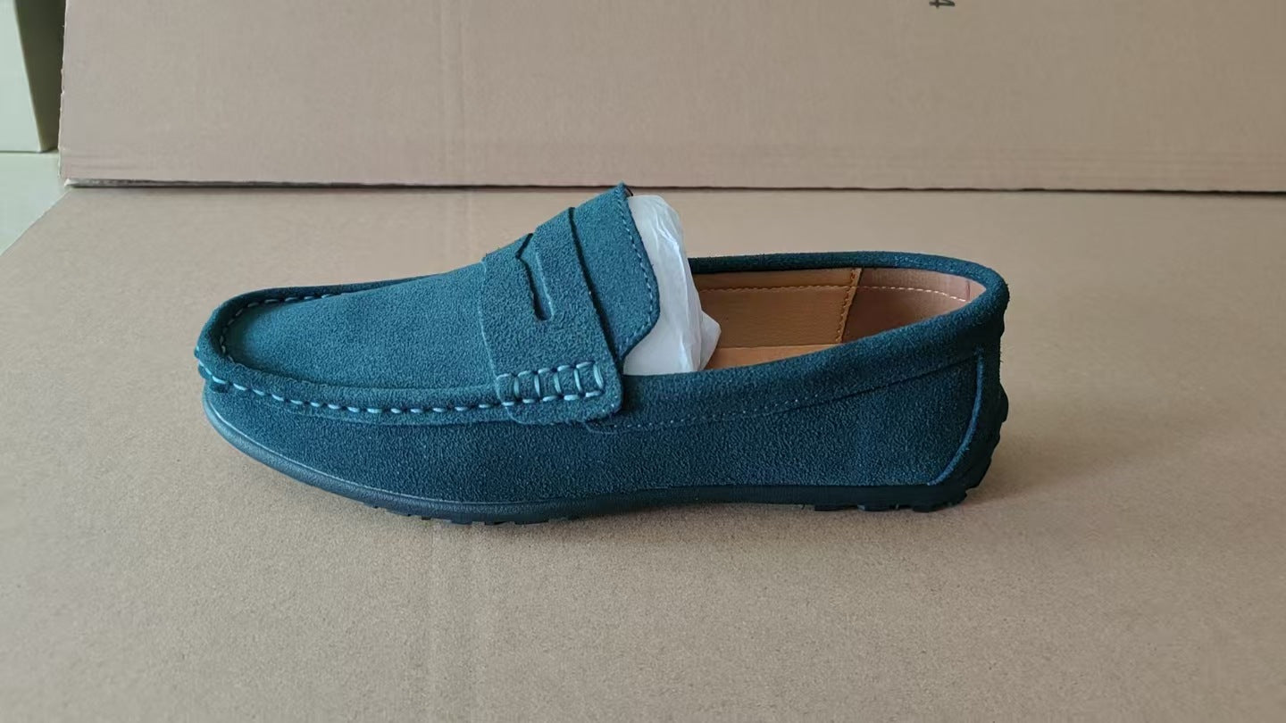 Mens Suede Driving Casual Shoes