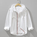 Mens Hooded Cotton Shirt