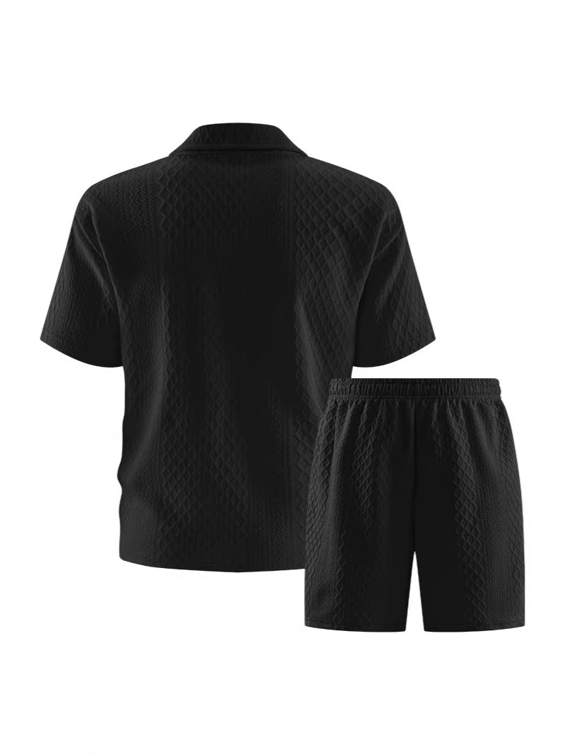 Mens Short Sleeve T-Shirt and Shorts Set