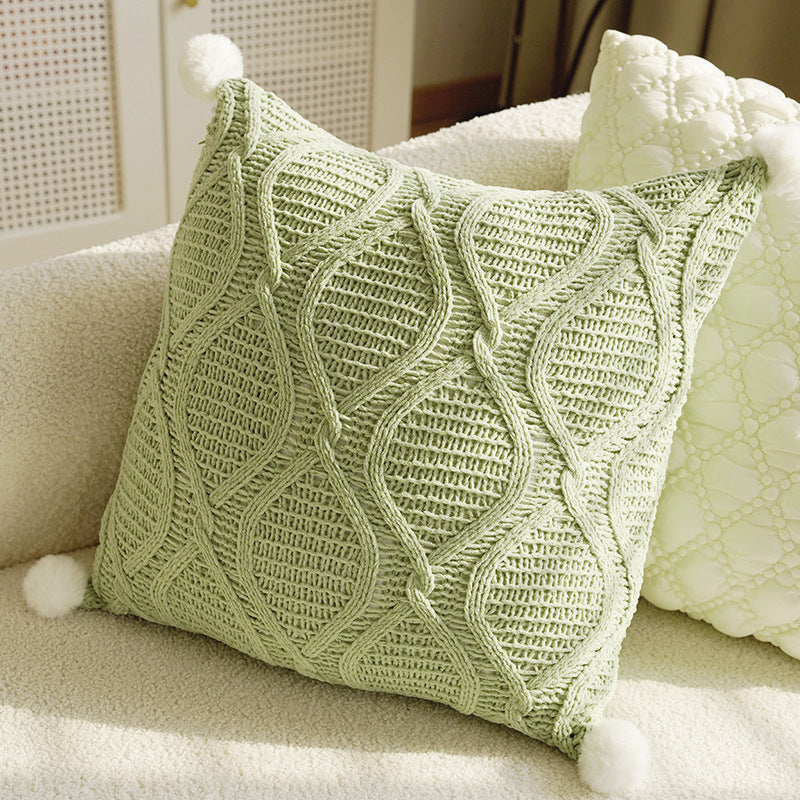 Jacquard Decorative Pillow Cover French Retro Style