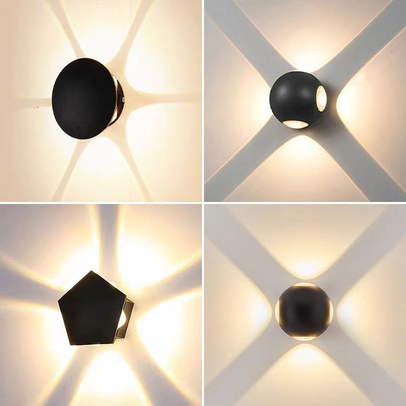 ABS Plastic LED Wall Lamp for Indoor Outdoor Use