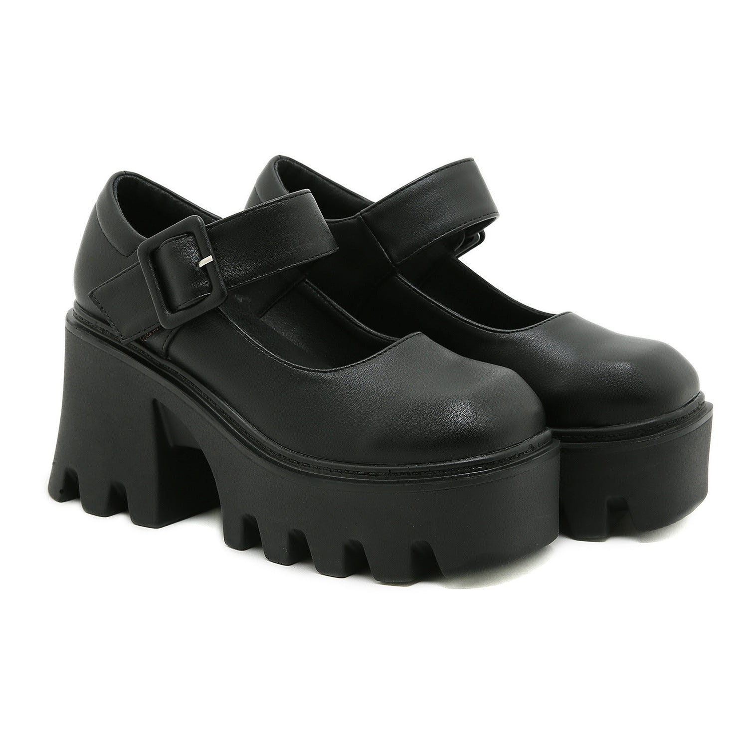 Mary Jane Platform Heeled Shoes for Women
