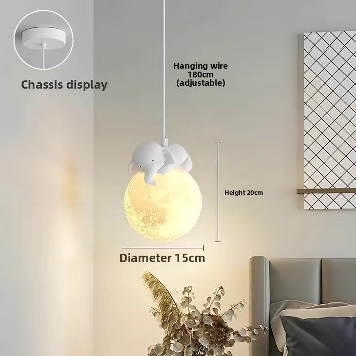 Modern Animal Design LED Bedside Chandelier