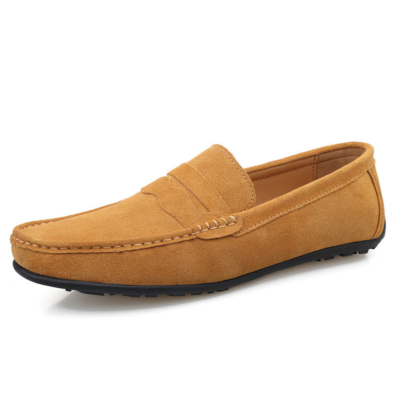 Mens Suede Driving Casual Shoes