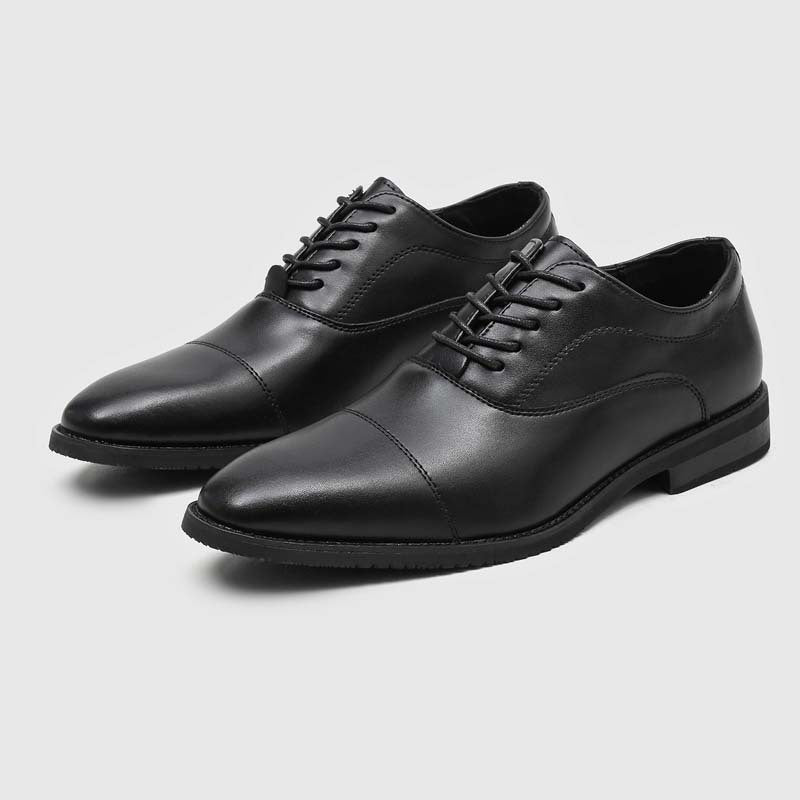 Elevating Casual Platform Leather Shoes