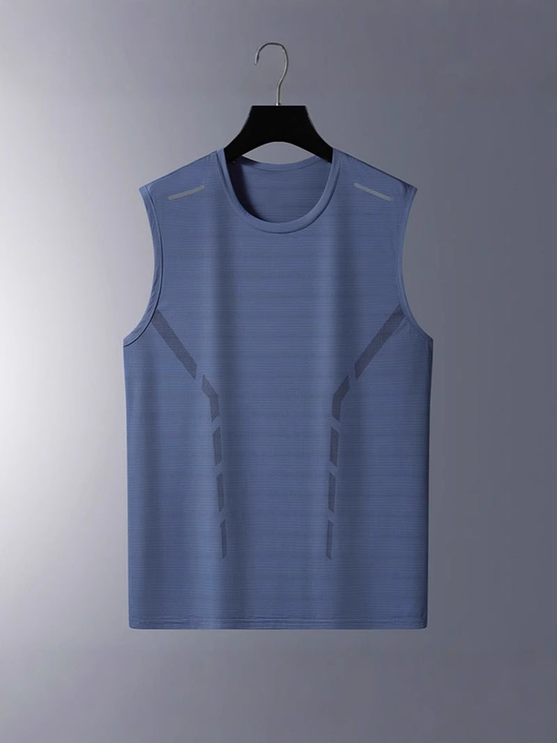 Men's Sleeveless Quick-Dry Sports Shirt