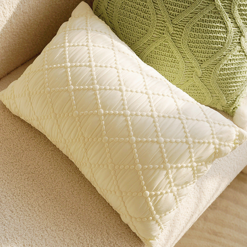 Jacquard Decorative Pillow Cover French Retro Style