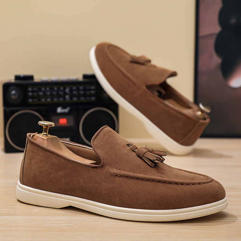 Men Slip-On Loafers Casual Flat Shoes