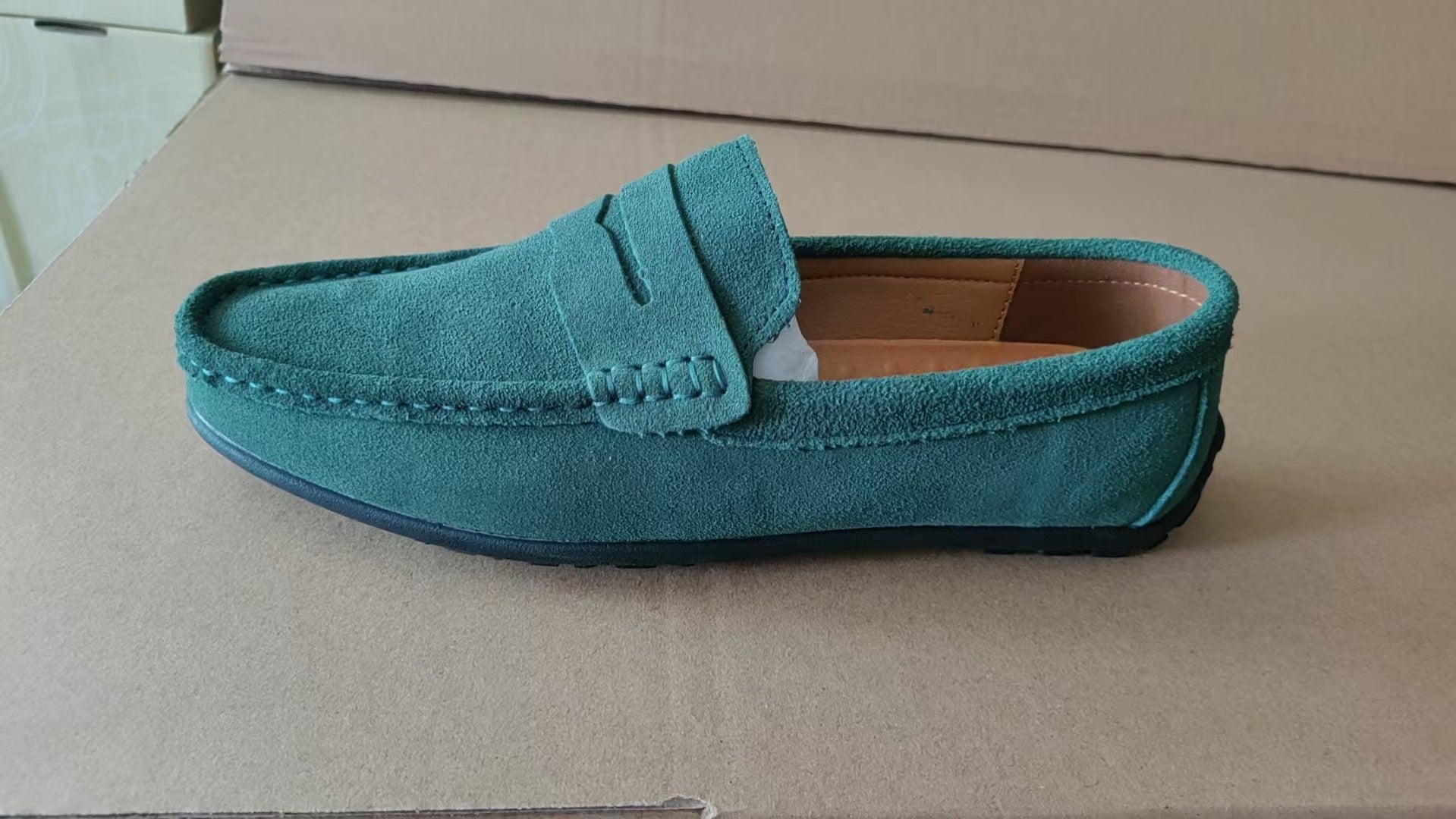 Mens Suede Driving Casual Shoes