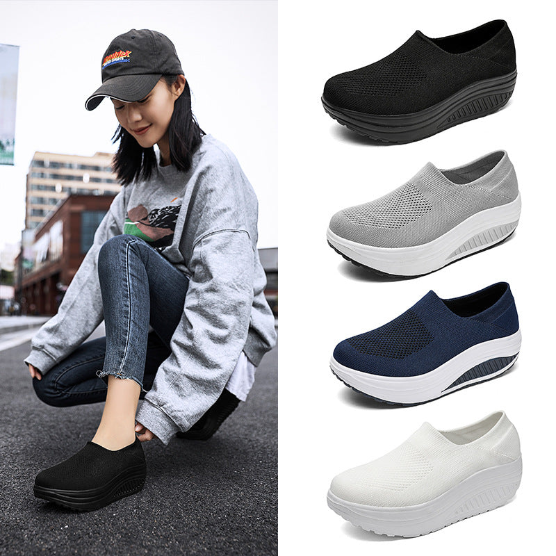 Womens Comfortable Platform Sneakers