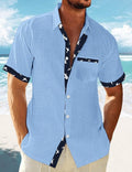 Summer Casual Shirt, Chinese Trendy Cross-border Men's Top