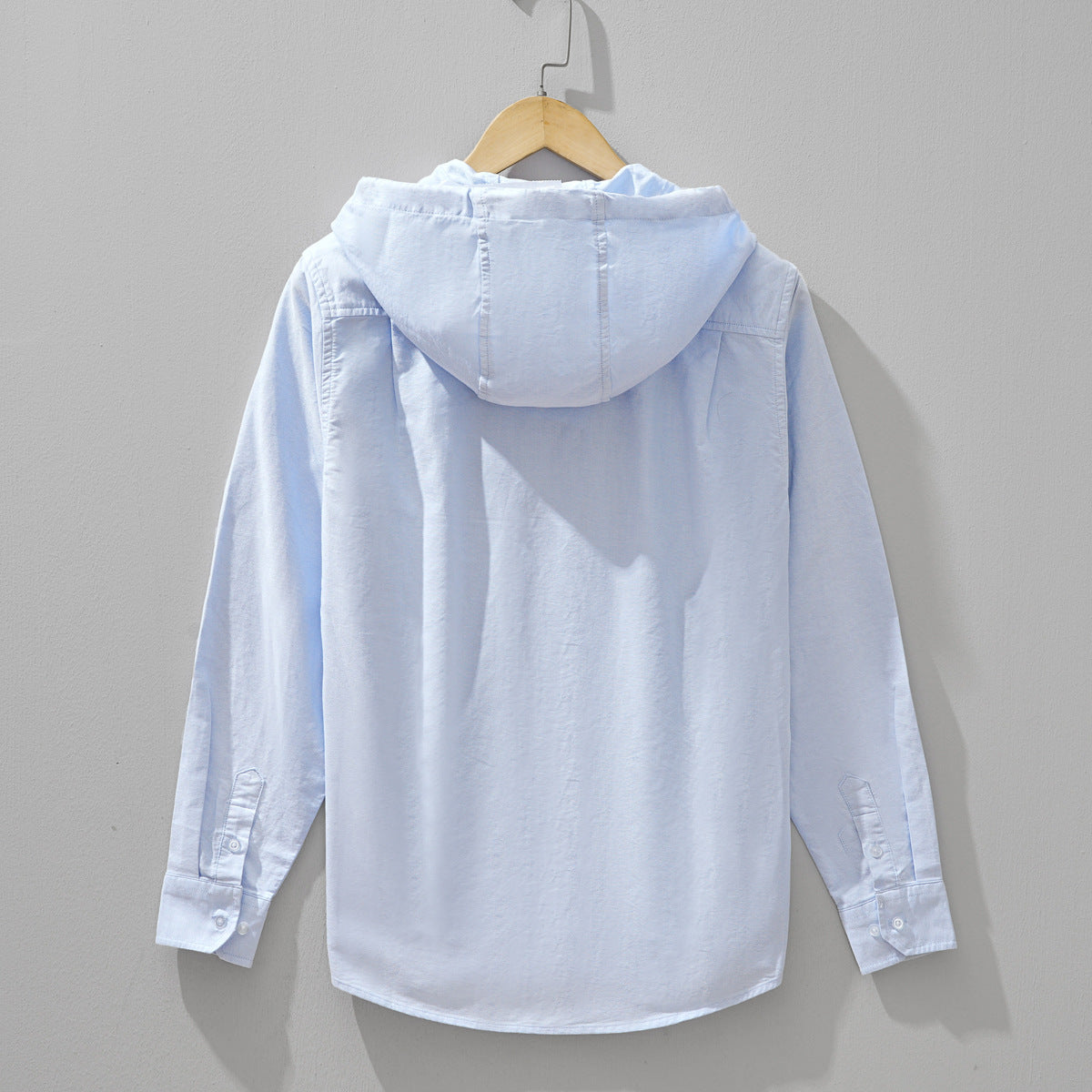 Mens Hooded Cotton Shirt