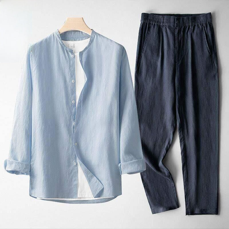 Summer men's top and long pants