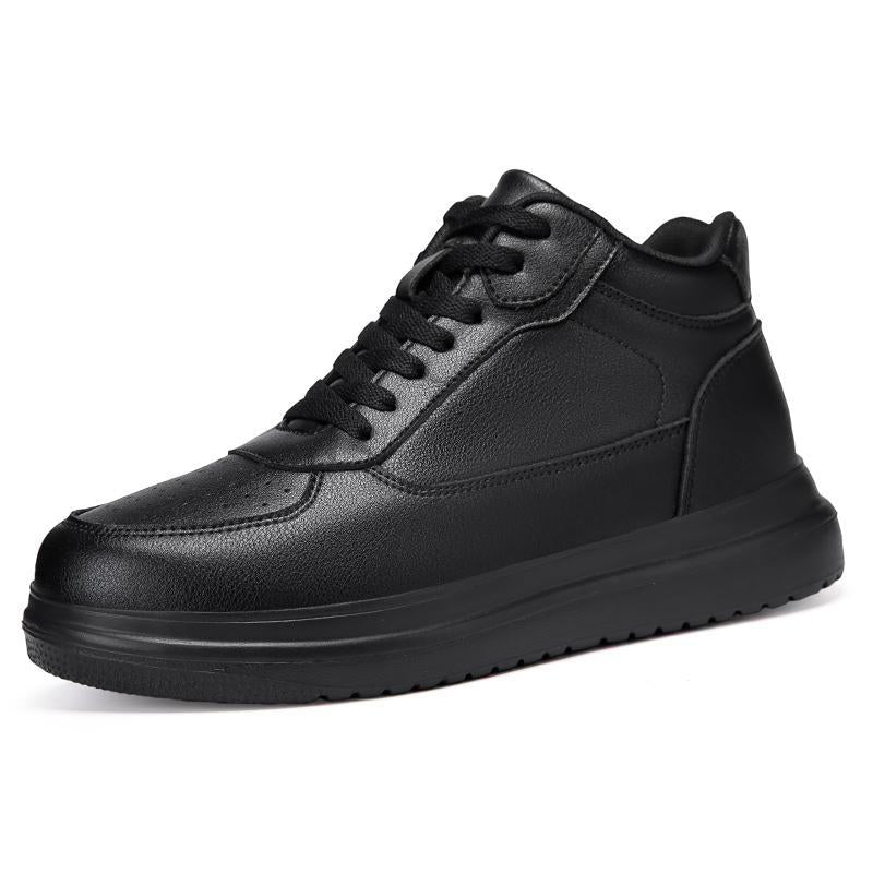 Knit breathable invisible height-increasing athletic shoes, wide-width casual shoes