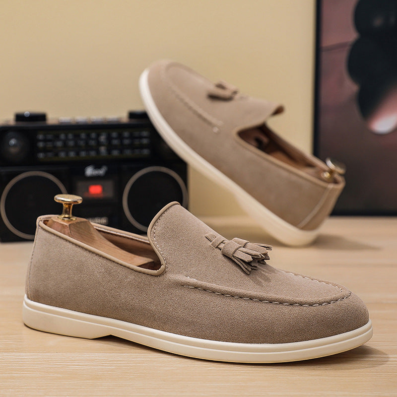 Men Slip-On Loafers Casual Flat Shoes