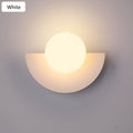 Colorful glass wall lamp