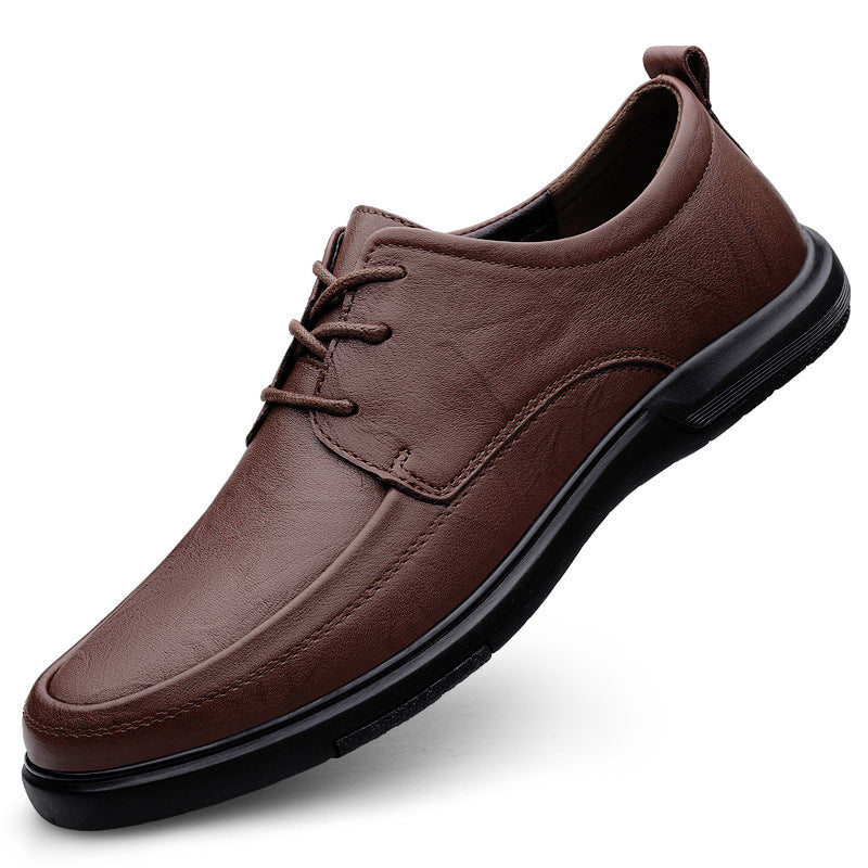 Men's Leather Lace-Up Loafers