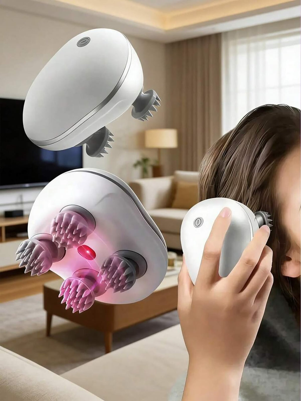 Electric head massager