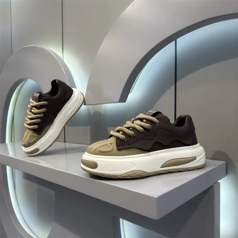 Classic Lace-Up Casual Shoes