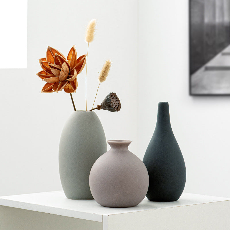Nordic Morandi Ceramic Vase