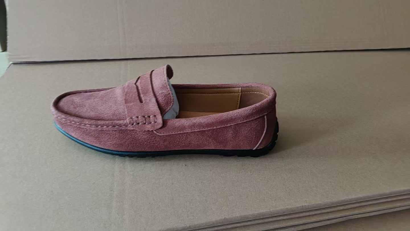 Mens Suede Driving Casual Shoes